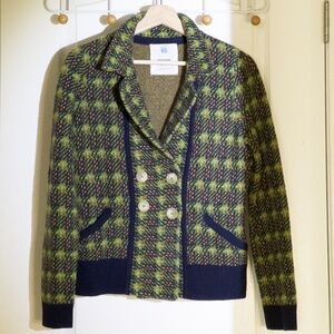 Anthropologie Sparrow Wool Blend Tweed Knit Jacket – Size M